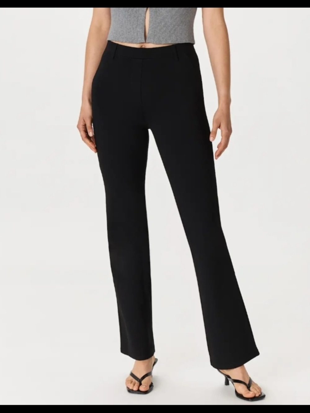 Maze Collection Stretchy Black Bootcut Pants. Sz XL , 30" Inseam 11" Rise 34" W